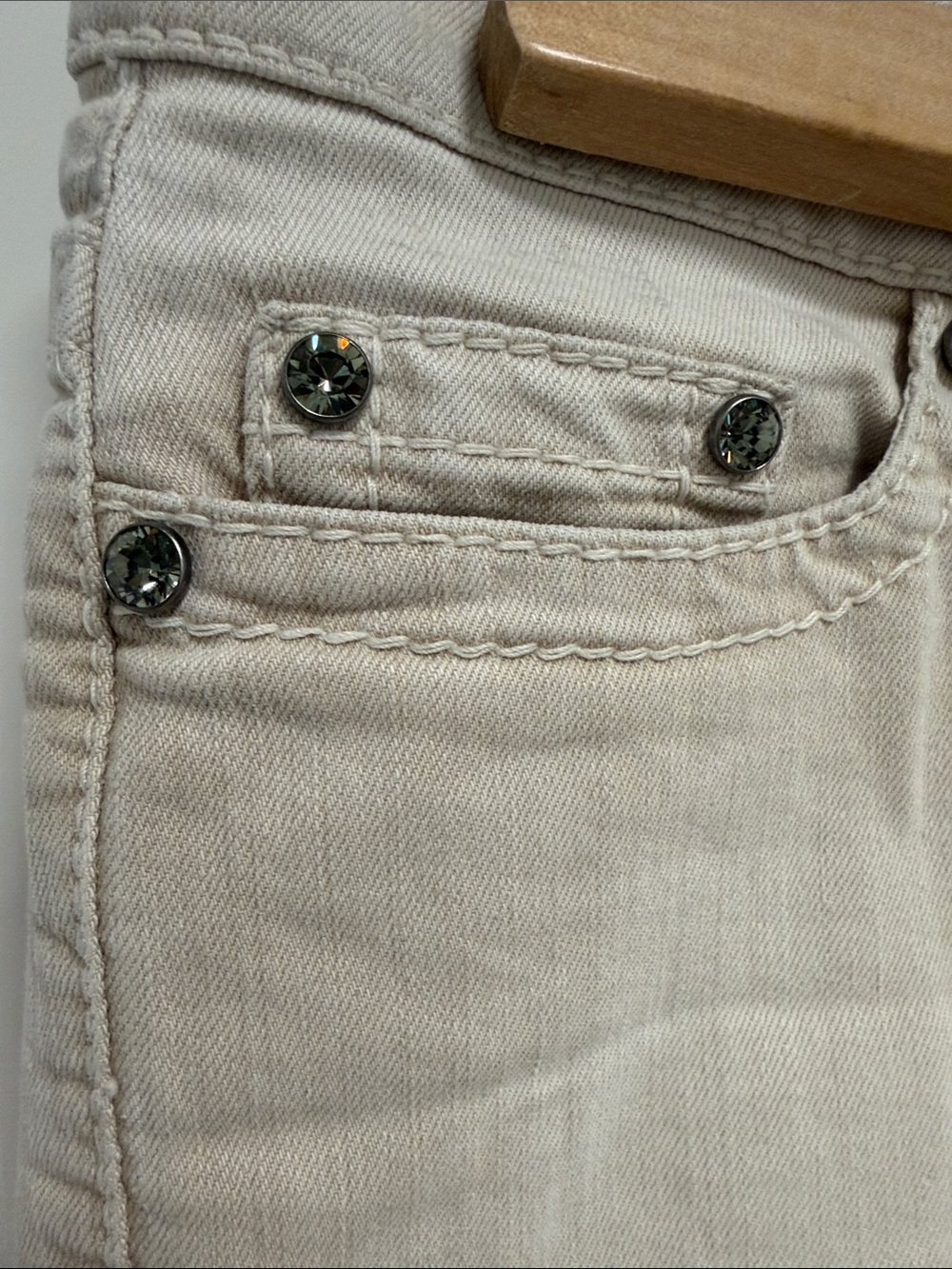 Cambio Beige Stretch Jeans - Classic Slim Fit - Picture 4 of 7